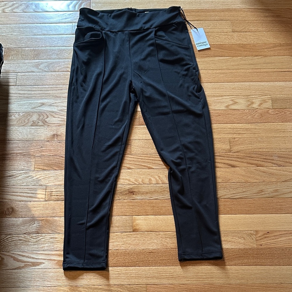 Unique Vintage Black Cigarette Pants
